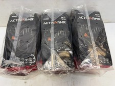 Lot of 3 Ansell ActivArmr 97-631 Industrial Gloves Size XS/7, Black