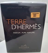 Hermes Terre D'Hermès Pure Perfume 75ml - Eau de Parfum - New & Sealed