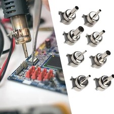 6028 850 968 Welding Nozzle Hot Air Nozzle Silver Stainless Steel 3-12mm