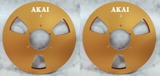 One Pair 10.5'' Gold Akai Tape Reel High Quality Aluminum Take Up Reel