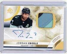 2023-24 Upper Deck SP Authentic Limited Autograph Material 72 Jordan Eberle /100