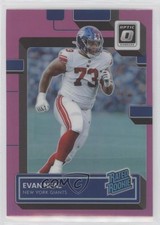 2022 Panini Donruss Optic Rated Rookie Pink Prizm Evan Neal #251 7ba