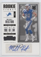 2017 Contenders Ticket/Rookie Ticket Variation Michael Rector Rookie Auto RC