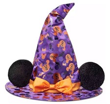 Disney Store Kids Halloween Minnie Mouse Ears Witch Fancy Dress Costume Hat