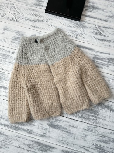 IRIS VON ARNIM 100% Alpaca Open Cardigan Chunky Knit XS/S - Picture 11 of 15