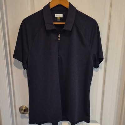 Greg Norman Collection Play Dry Performanc Polo Shirt With 1/4 Zip
