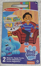 Melissa  Doug Blue's Clues  You 2-15 Piece TakeAlong Magnetic Jigsaw Puzzles