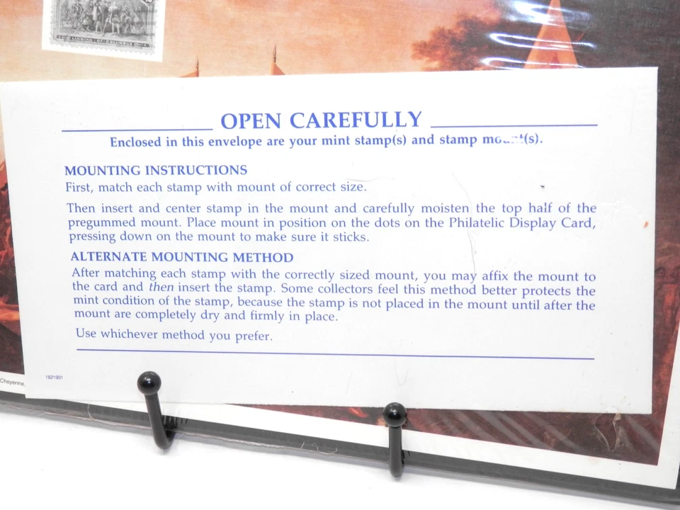Fleetwood America's First 1986 carpeta de estampillas conmemorativas • Columbus 1892 sellada Foto 4 de 4