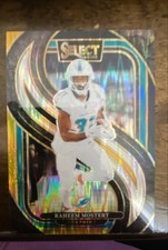 2024 Panini Select - Premier Level Raheem Mostert #188 Black & Gold Shock Prizm