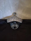 Vintage Coke bottle opener wall mount