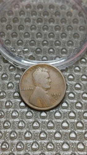 1914 D Lincoln Wheat Cent Penny Original VG                                 D133