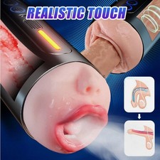 Automatic Handsfree Male Masturbater Cup Stroker Pocket-Pussy Toy Men Lubricants