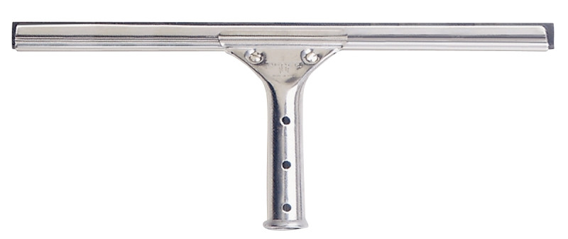 Unger Professional Stainless Steel Heavy-Duty Window and Glass Squeegee, 16"