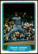 1982 Fleer #555 Darrell Jackson Red cap with "T
