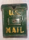 Antique Cast Iron Still Bank Lot Kenton AC Williams US Mail Box House Toleware — photo 6