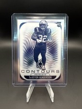2025 Panini Phoenix Treveyon Henderson Contours #22 Silver SP Patriots RC