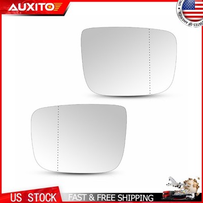Left Right Heated Mirror Glass with Backing Plate Fit Volvo XC60 2010-2017 1/2X