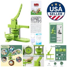 High-Quality 75mm Button Maker Kit with Circle Cutter  Supplies Included