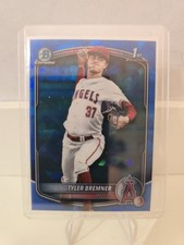 2025 Bowman Draft Chrome Sapphire TYLER BREMNER #BDC-37 1st Bowman Angels