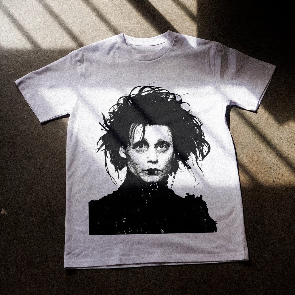 RETRO EDWARD SCISSORHANDS JOHNNY DEPP T-SHIRT S-5XL | eBay