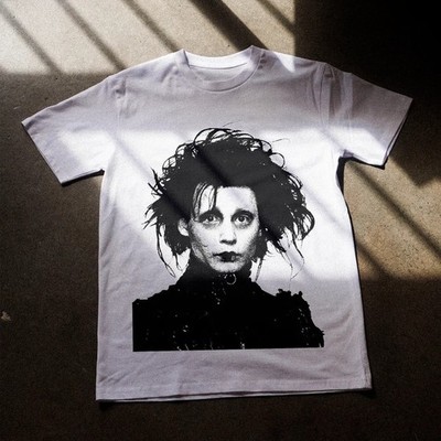 RETRO EDWARD SCISSORHANDS JOHNNY DEPP  T-SHIRT S-5XL