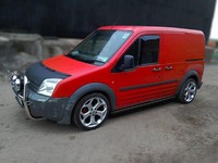 Schwarz Edelstahl Seiten Stangen Passend FüR Ford Transit Tourneo Connect Swb