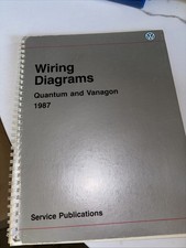 1987 Volkswagen Vw Electrical Wiring Diagrams - Quantum Vanagon