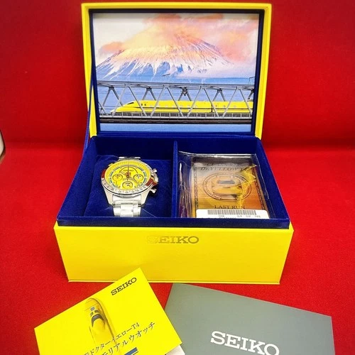 SEIKO 923 Doctor Yellow T4 Retirement Memorial Watch Metal Card JR Tokai West