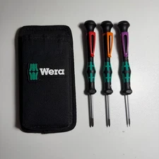Wera 300063 Mobile Phone Repair Set 3pc w/ Case - Excellent Condition