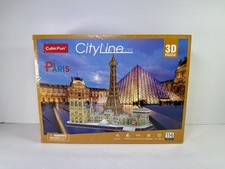 CubicFun City Line Paris 3D Architecture Puzzle 114 Pieces NEW Sealed