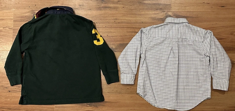 Lot of 2 Polo Ralph Lauren Toddler long sleeve shirts, size 2t/24m  - Image 2 of 4