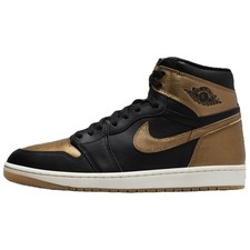 Size 11 - Air Jordan 1 Retro OG High Black Gold for sale online | eBay