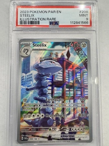 2023 Pokemon Steelix Illustration Rare Paradox Rift 208/182 PSA 9 Mint
