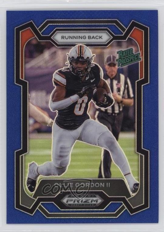 2024 Panini Prizm Draft Picks Blue Prizm 149/199 Ollie Gordon II #102 1cx3