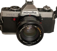 Minolta XG-1 Vintage Camera : ROKKOR   X f 50 mm lens 1:1.7 Not Tested 