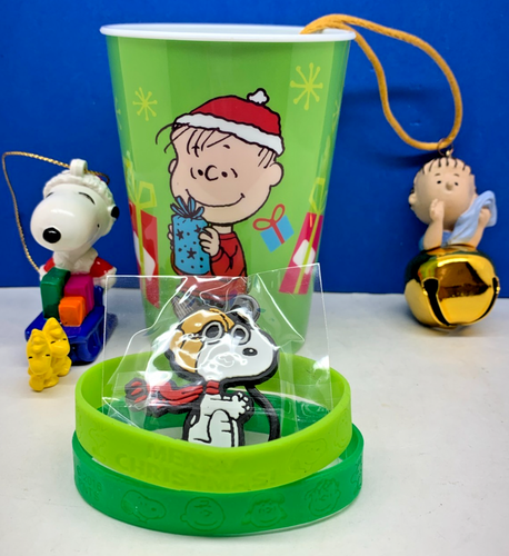 PEANUTS Christmas Mixed Lot NEW & Used GREAT Stocking Stuffers or Party Favors - Picture 50 of 97