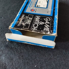 Vintage Nintendo Game & Watch Fire RC-04 Handheld game 1980 w/Box set, Working