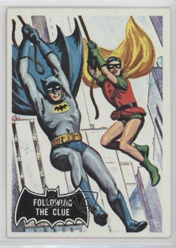 1966 Topps Batman Black Bat #40 Following the Clue — Raw