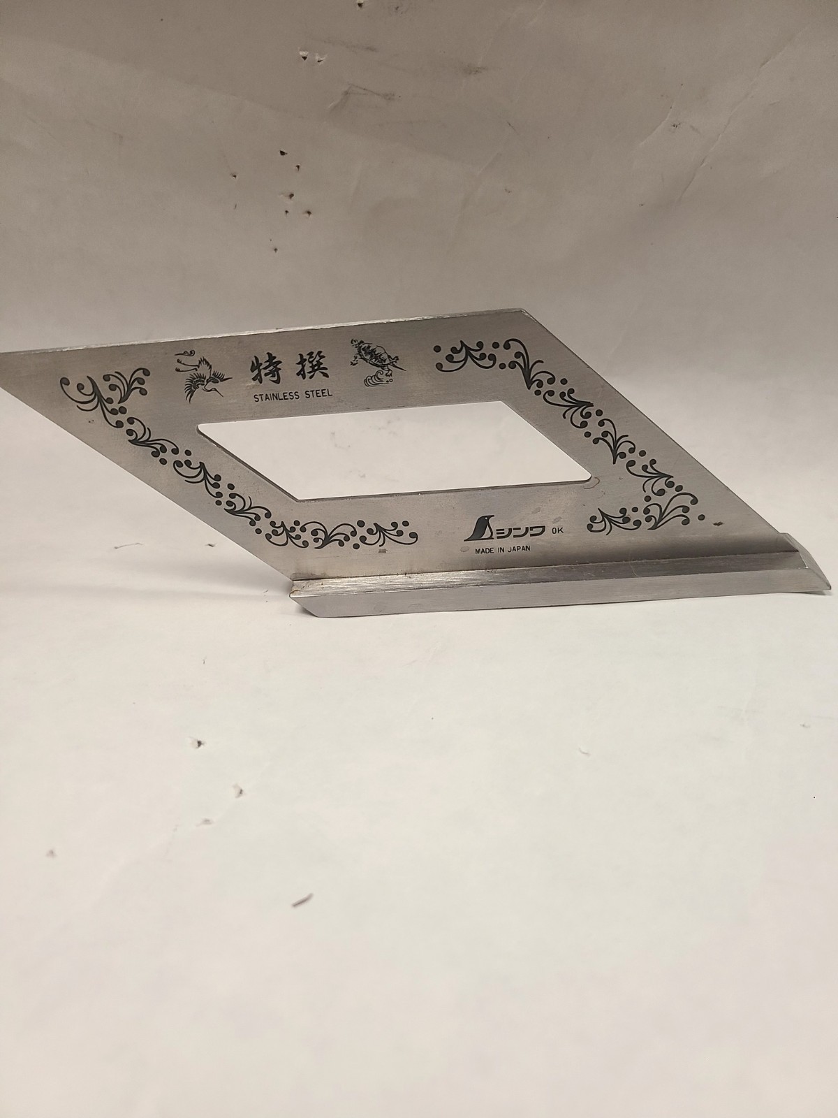 Vintage SHINWA 5F Steel 45 Degree Angle Mitre Square Woodworking Tool Japan