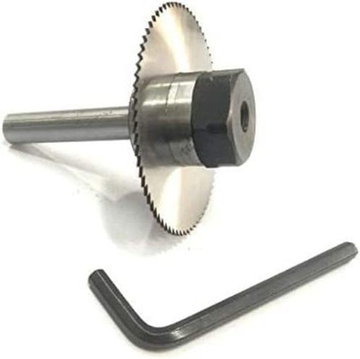Slitting Saw Holder Arbor (Straight Shank 10Mm with Circular Saw Blade)
