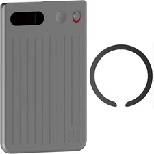 AI Voice Recorder Digital Audio Recorder with Magnetic Ring, Support 118 Languag