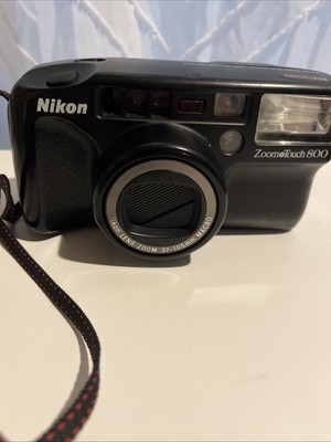 Vintage Nikon Zoom Touch 800 Point And Shoot 35mm  Untested/missing Battery Cove