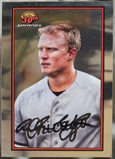2019 Bowman Draft #B30-AV Andrew Vaughn 1989 Bowman 30th Anniversary Baseball EX