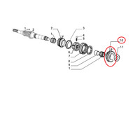 4-Gang-Getriebe Schaltantrieb 47/49 Fiat Tipo - Uno Original 7758083