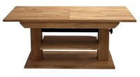 Couchtisch Nagold Wohnzimmertisch 110-150X62X48-64Cm HöHenverstellbar Ausziehbar