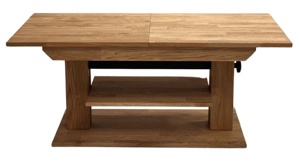 Couchtisch Nagold Wohnzimmertisch 110-150X62X48-64Cm HöHenverstellbar Ausziehbar-image