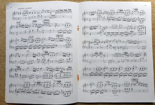 Mozart Sonata In B flat K333: Piano Solo ABRSM Edited Sadie 25pgs - Picture 3 of 4