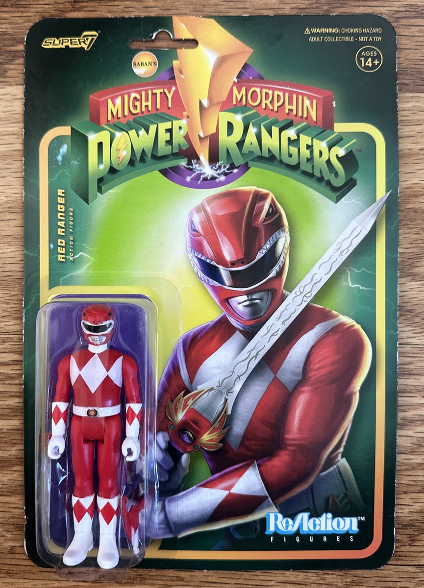 POWER RANGERS Figurine Ultimates Red Ranger Super7