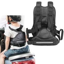 Kids Motorcycle Bicycle Adjustable Harness Strap Belt Seat Safety
