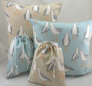 drawstring cushion cover